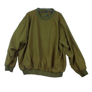 Pleasant Valley Golf Collection Men's Pullover Windbreaker‎ Green Logo Size XL